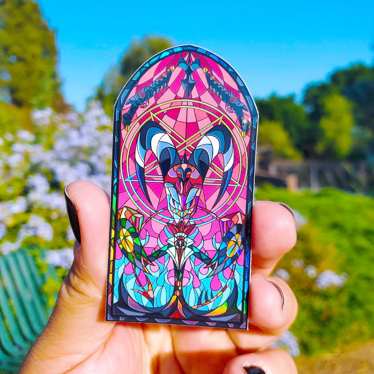 BlitzØ Stained Glass Vinyl Sticker