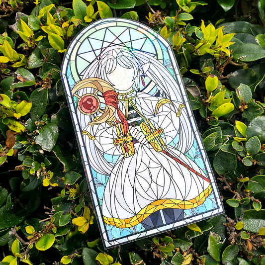 Frieren Stained Glass Vinyl Sticker