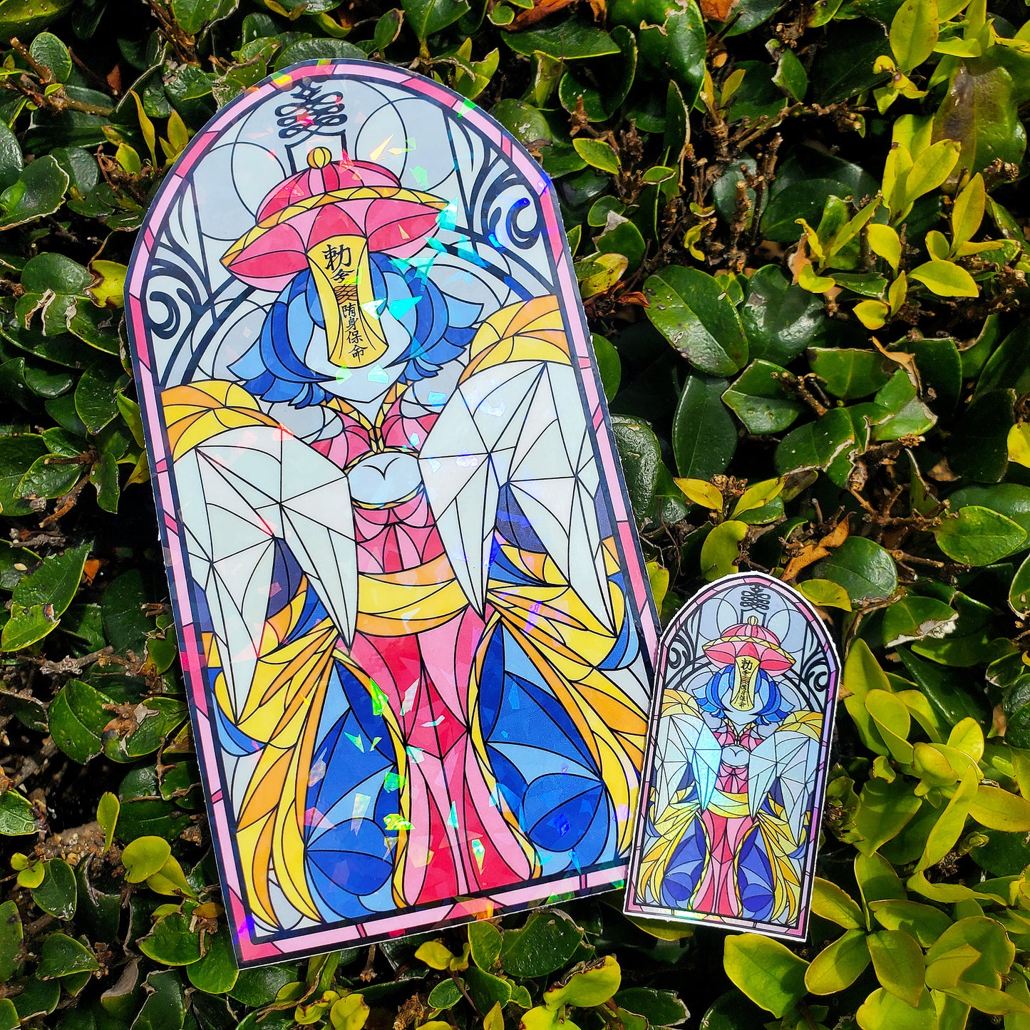 Hsien-Ko Stained Glass Vinyl Sticker