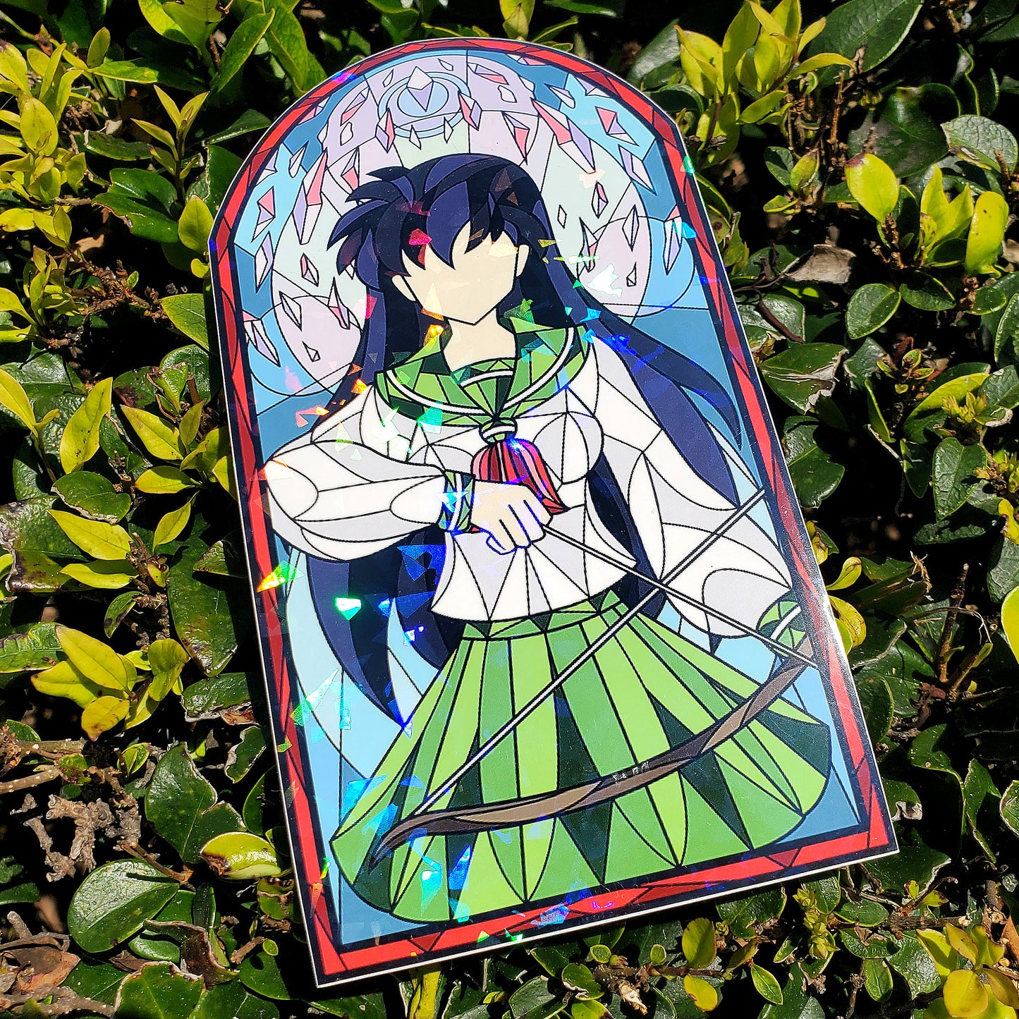 Kagome Stained Glass Vinyl Sticker