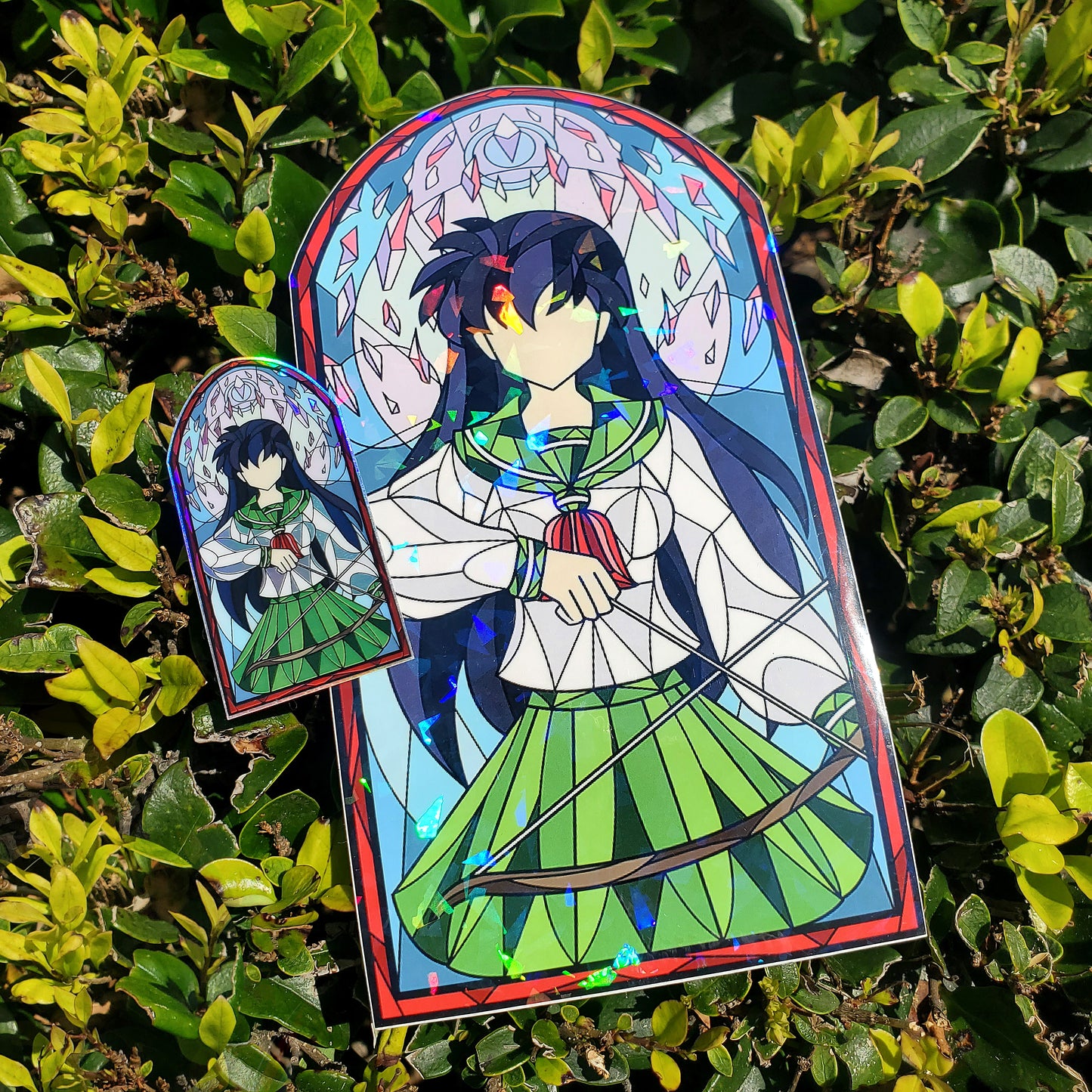 Kagome Stained Glass Vinyl Sticker