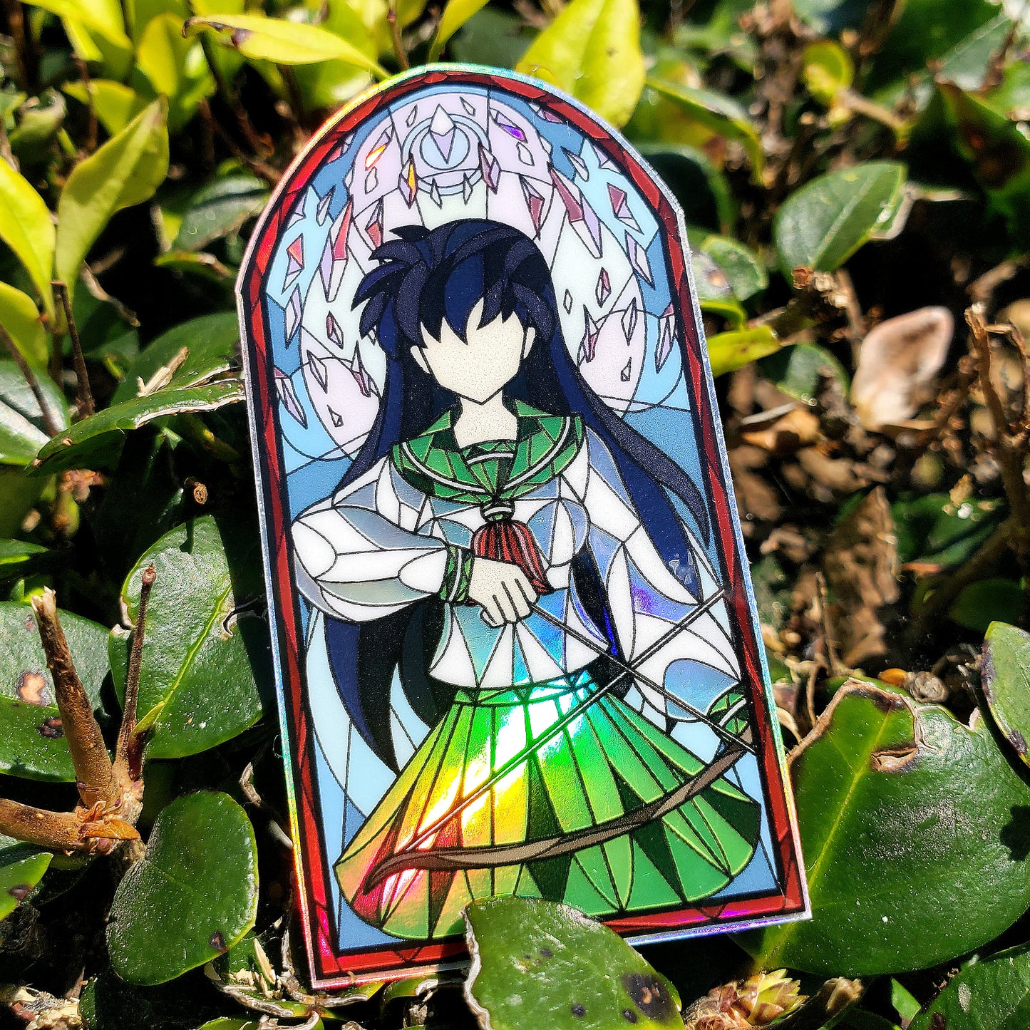 Kagome Stained Glass Vinyl Sticker