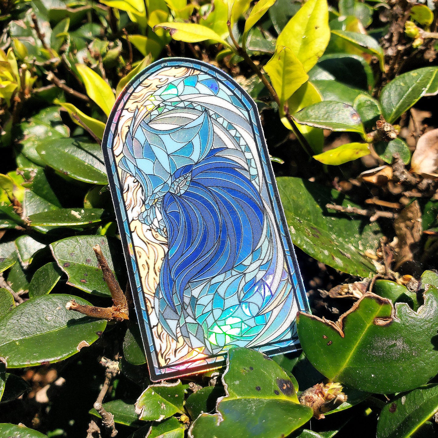 Lunastra Stained Glass Vinyl Sticker