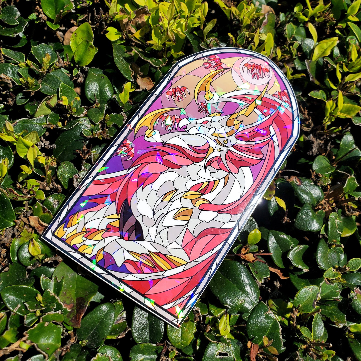 Malzeno Stained Glass Vinyl Sticker