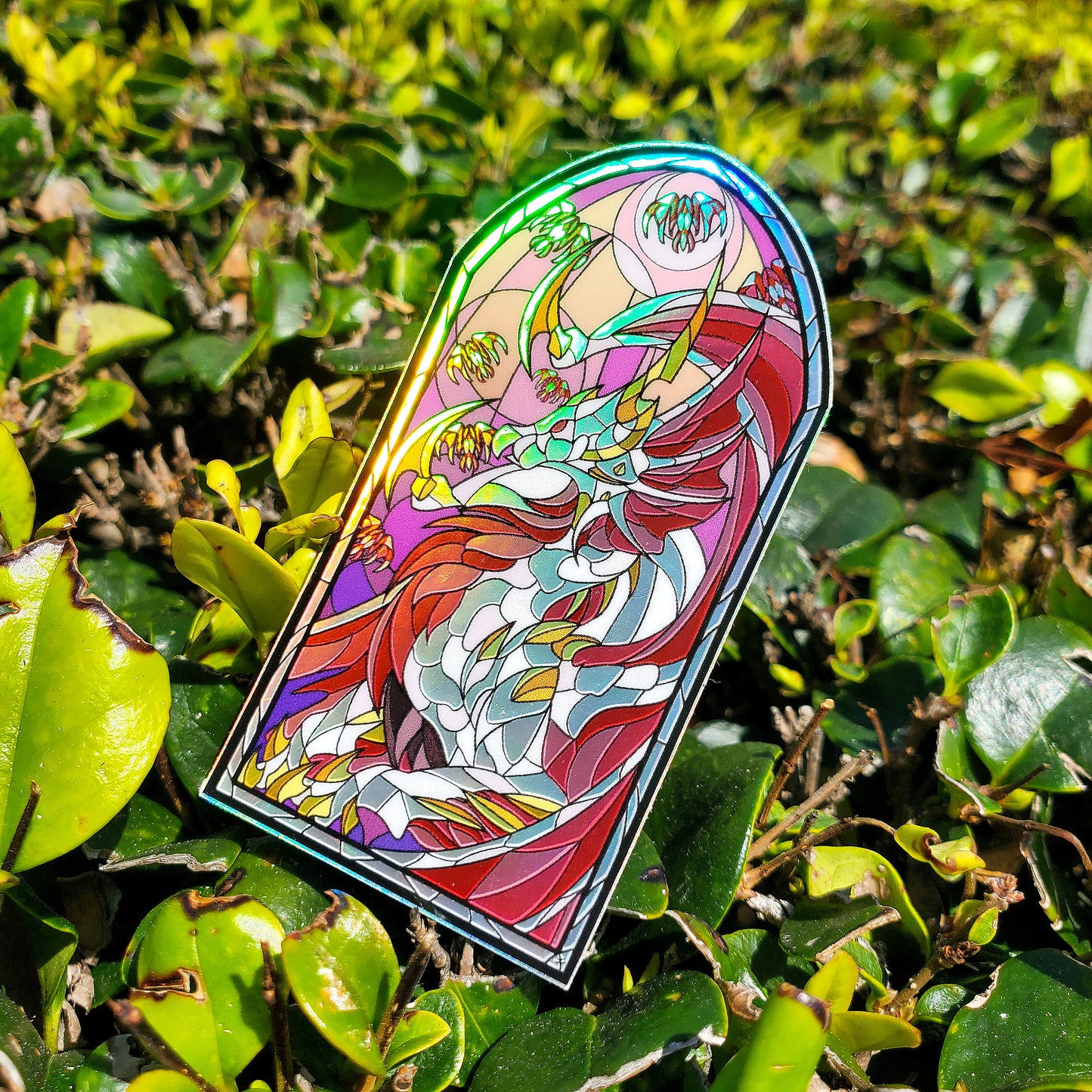 Malzeno Stained Glass Vinyl Sticker