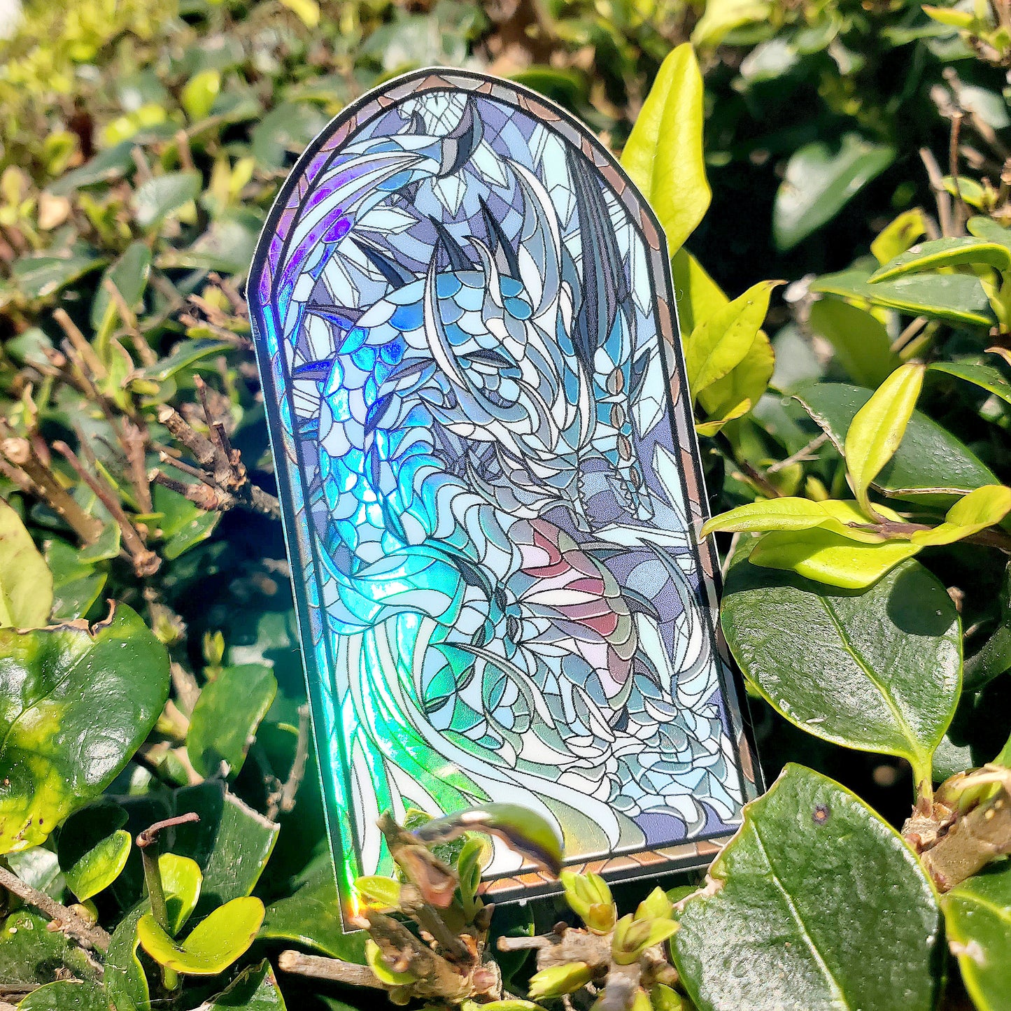 Xeno'Jiiva Stained Glass Vinyl Sticker