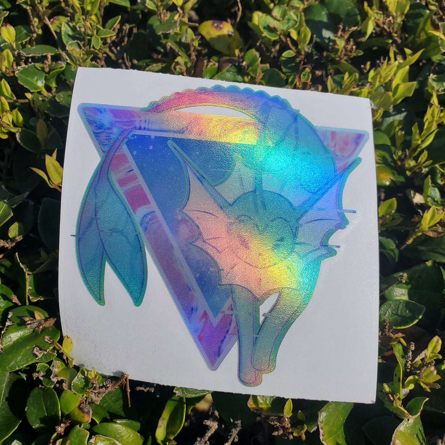 E E V 3 3 W 9 V E Holographic Vinyl Sticker