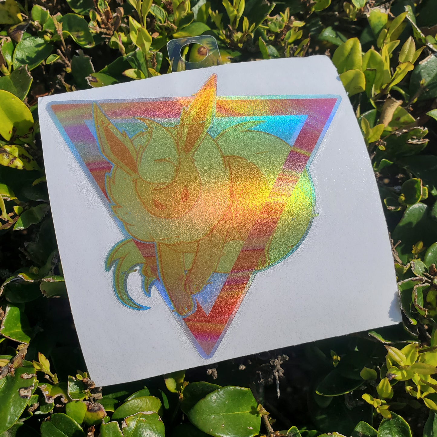 E E V 3 3 W 9 V E Holographic Vinyl Sticker