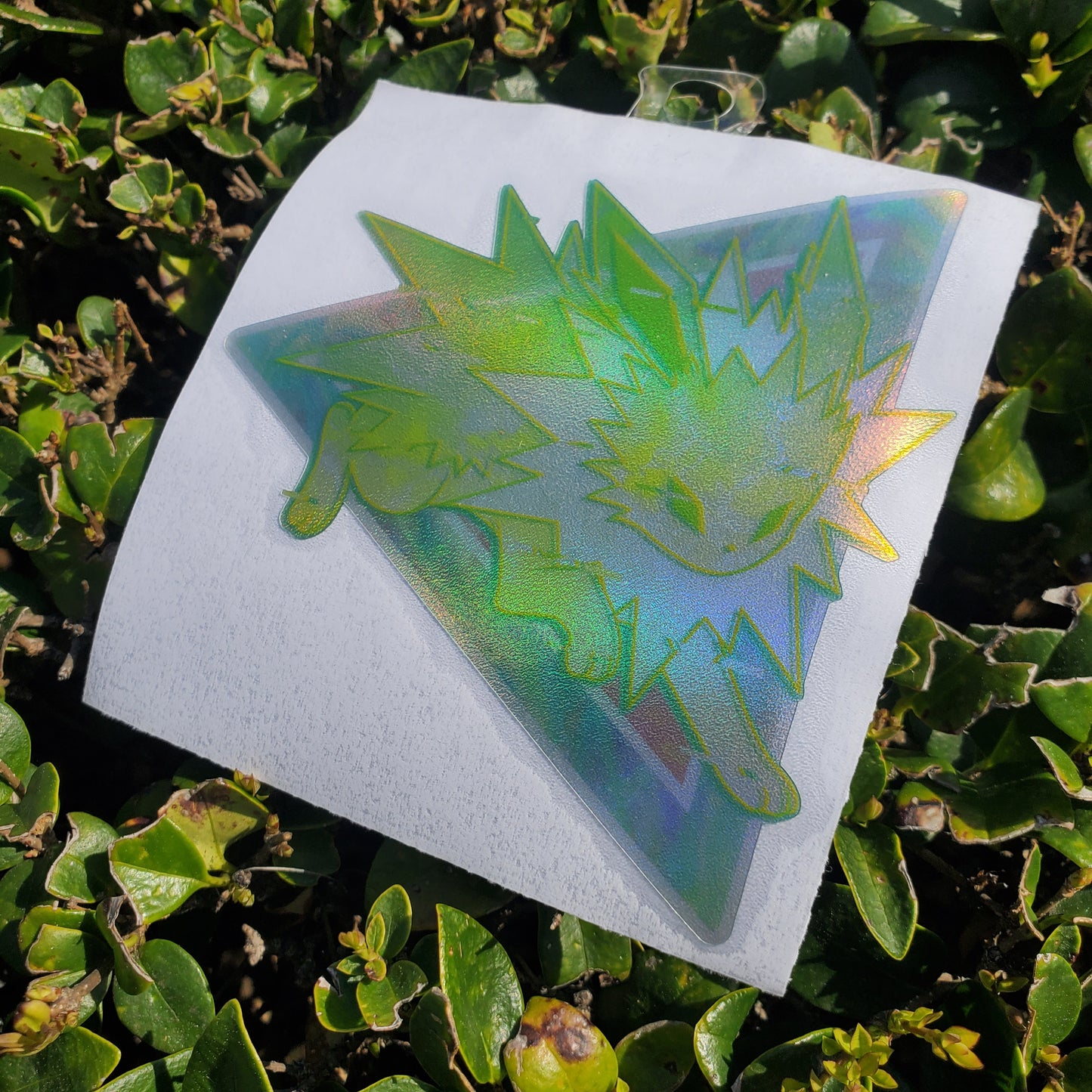 E E V 3 3 W 9 V E Holographic Vinyl Sticker