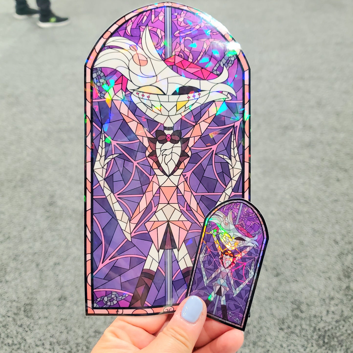 Angel Dust Stained Glass Vinyl Sticker