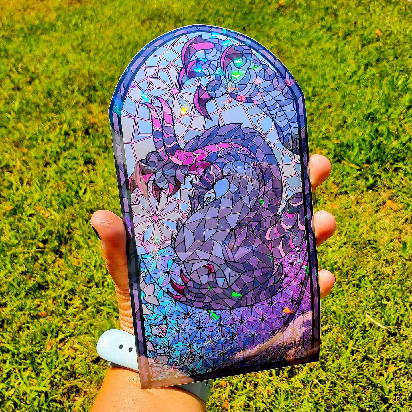 Gore Magala Stained Glass Vinyl Sticker