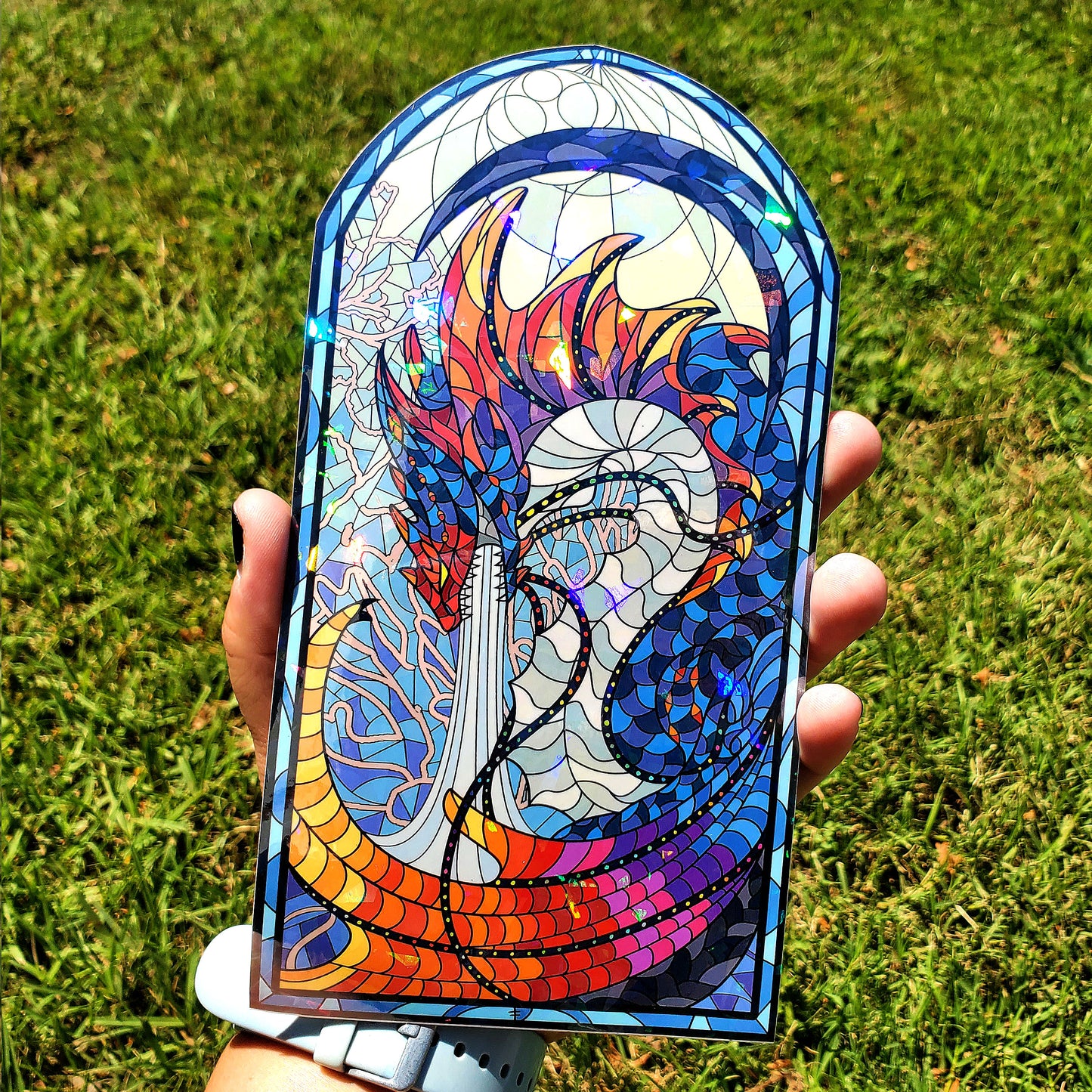 Namielle Stained Glass Vinyl Sticker