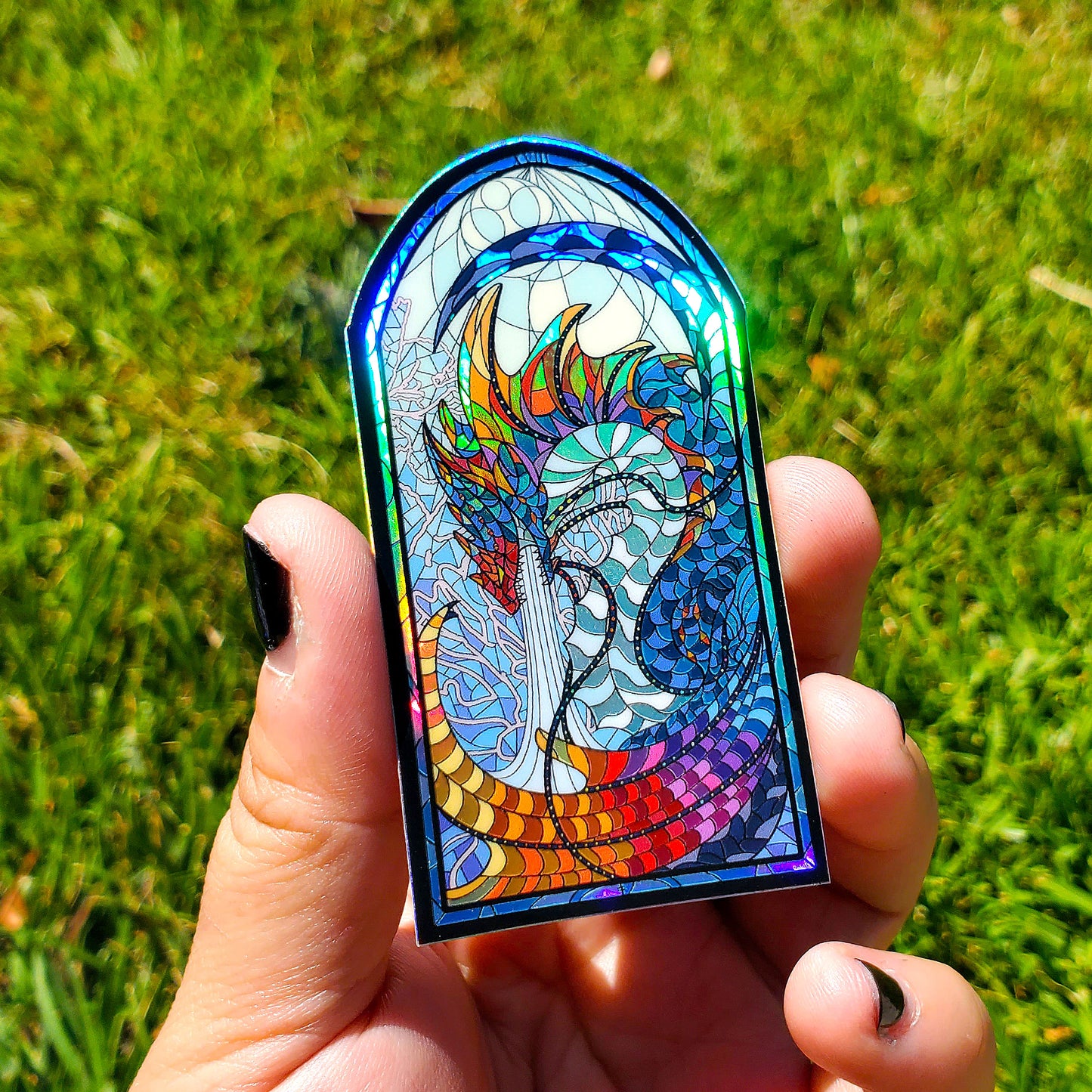 Namielle Stained Glass Vinyl Sticker