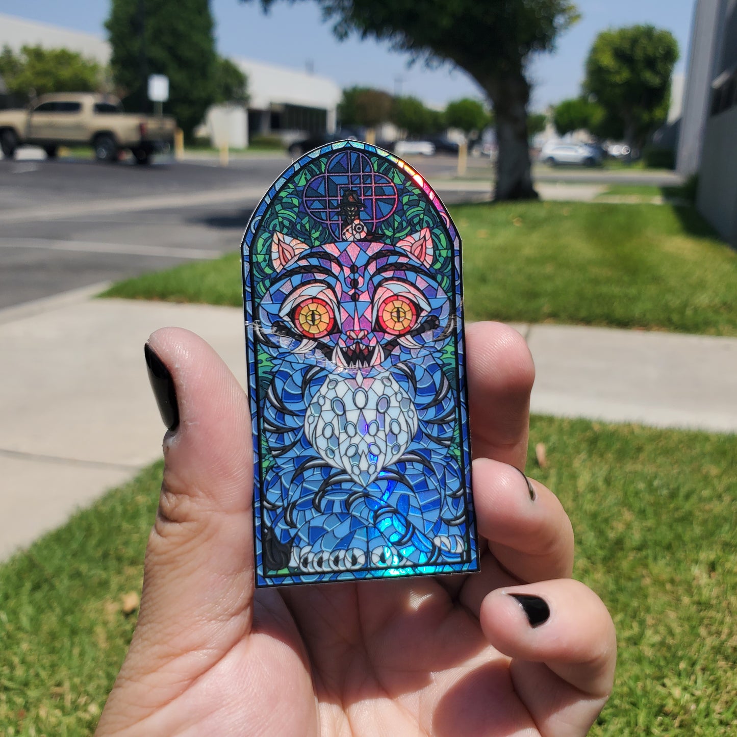 KDH Derpy the Hojak-do - Stained Glass Vinyl Sticker