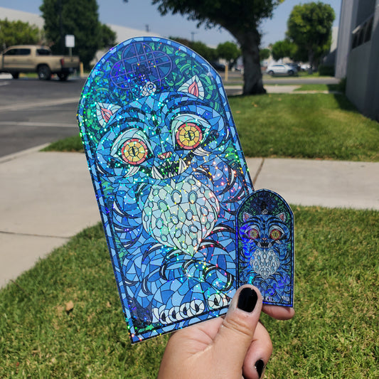 KDH Derpy the Hojak-do - Stained Glass Vinyl Sticker