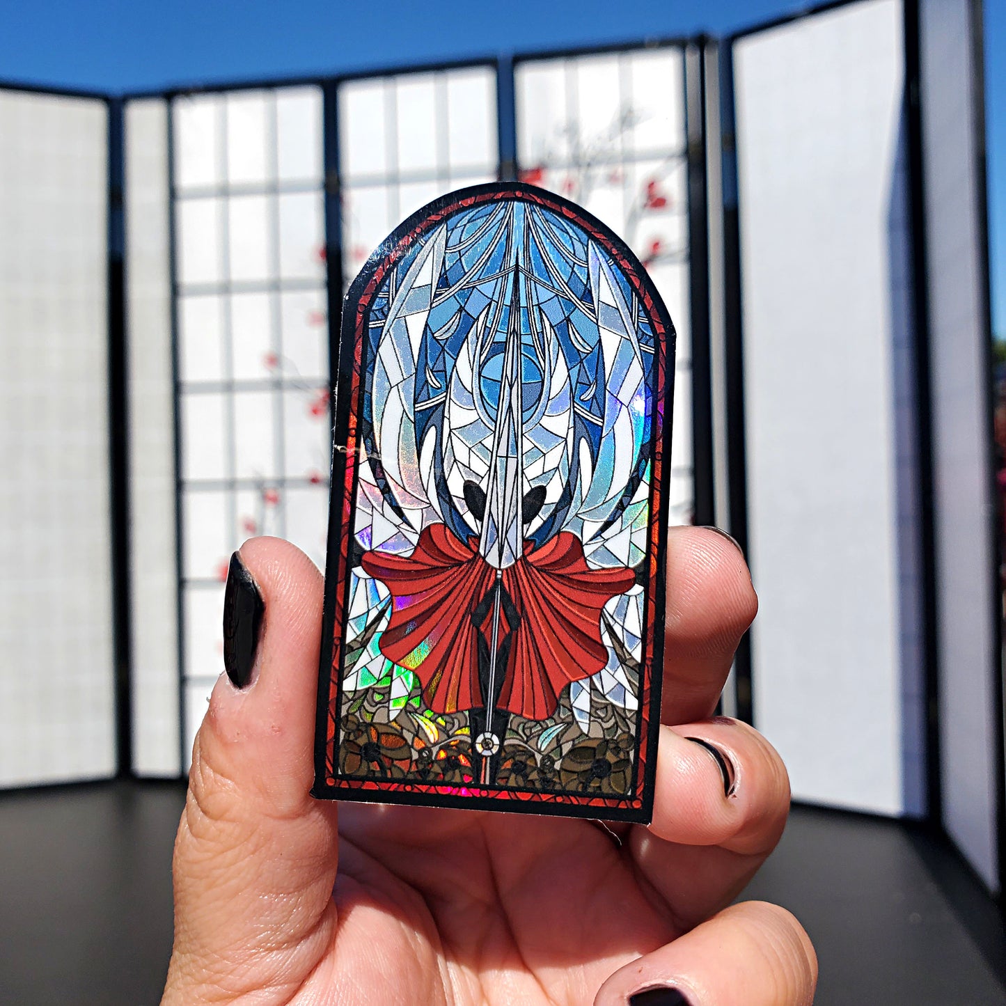 Hornet Stained Glass Vinyl Sticker