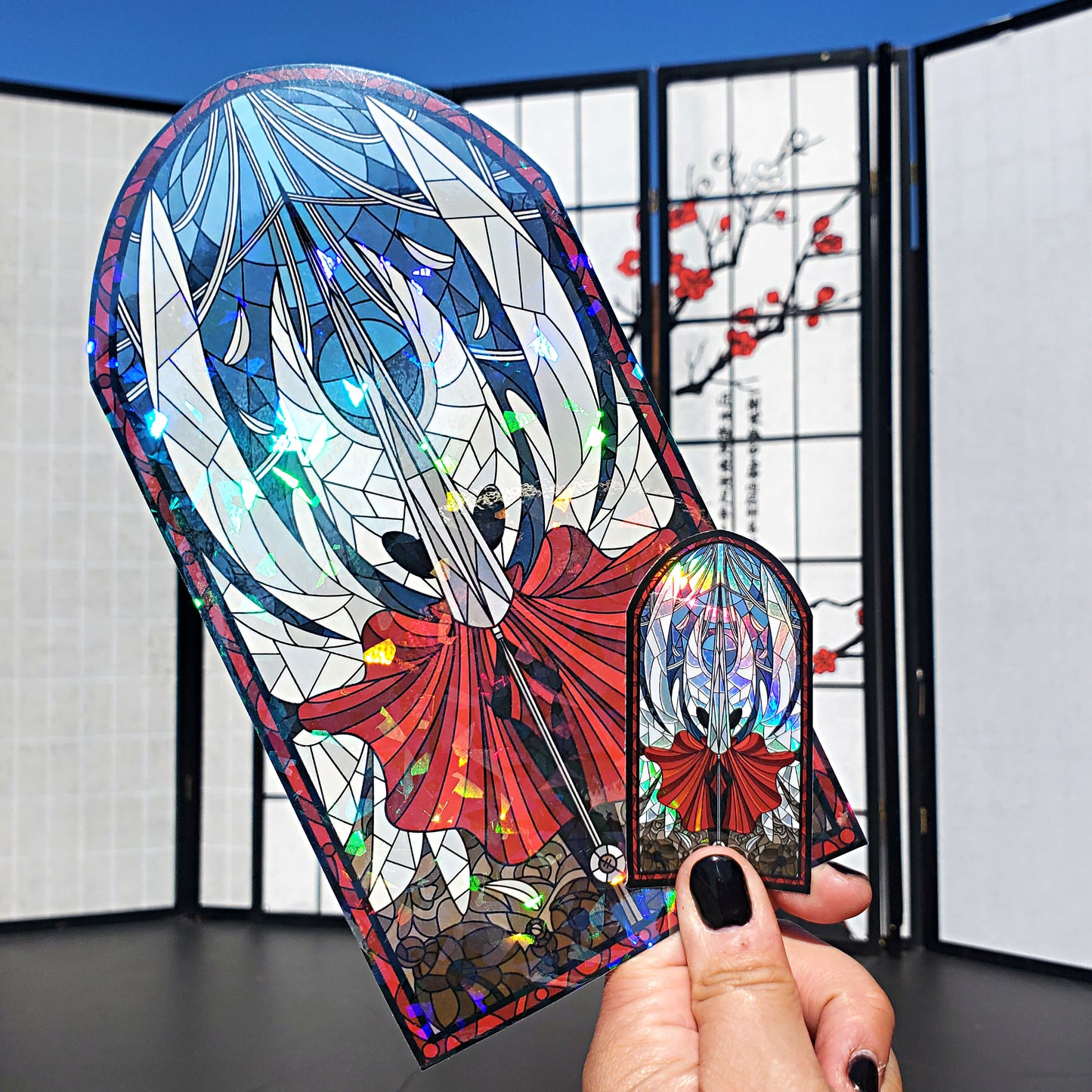 Hornet Stained Glass Vinyl Sticker