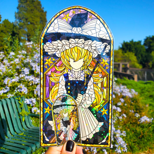 Marisa Kirisame Stained Glass Vinyl Sticker