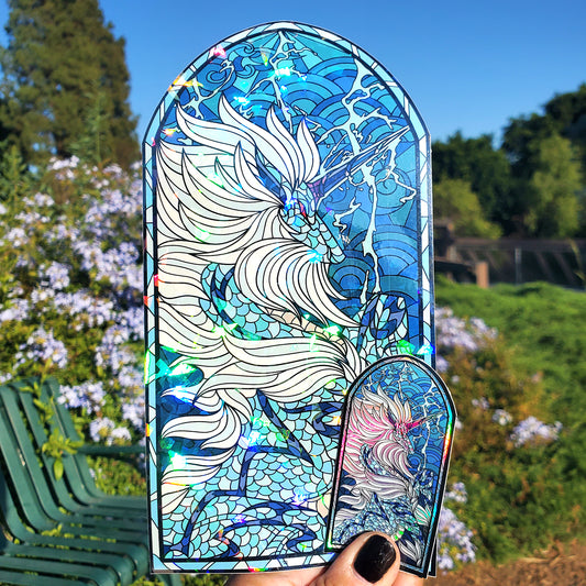 Kirin Stained Glass Vinyl Sticker