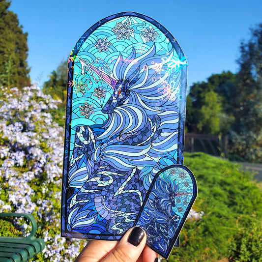 Oroshi Kirin Stained Glass Vinyl Sticker