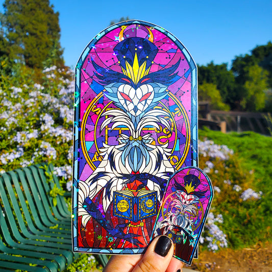 Stolas Stained Glass Vinyl Sticker