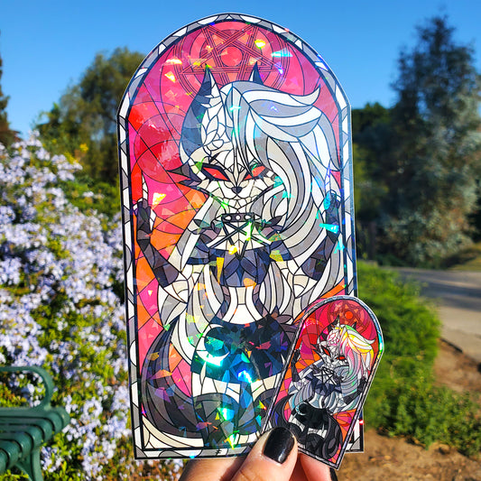 Loona Stained Glass Vinyl Sticker