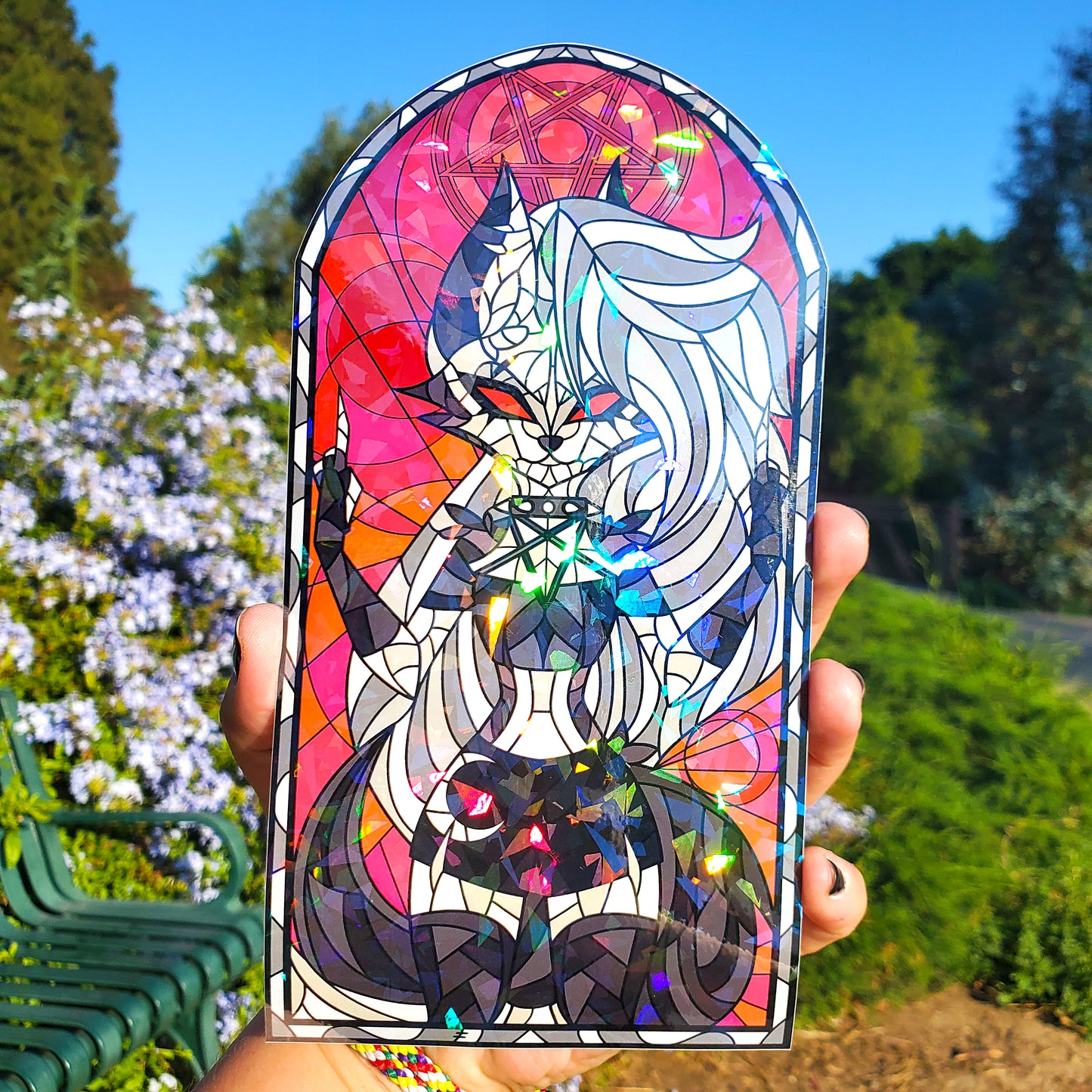 Loona Stained Glass Vinyl Sticker