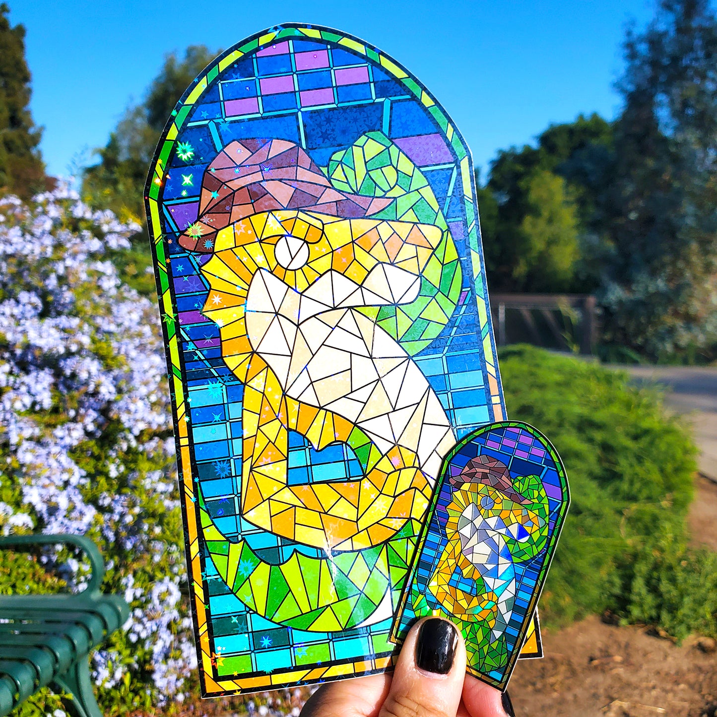 Gummigoo Stained Glass Vinyl Sticker