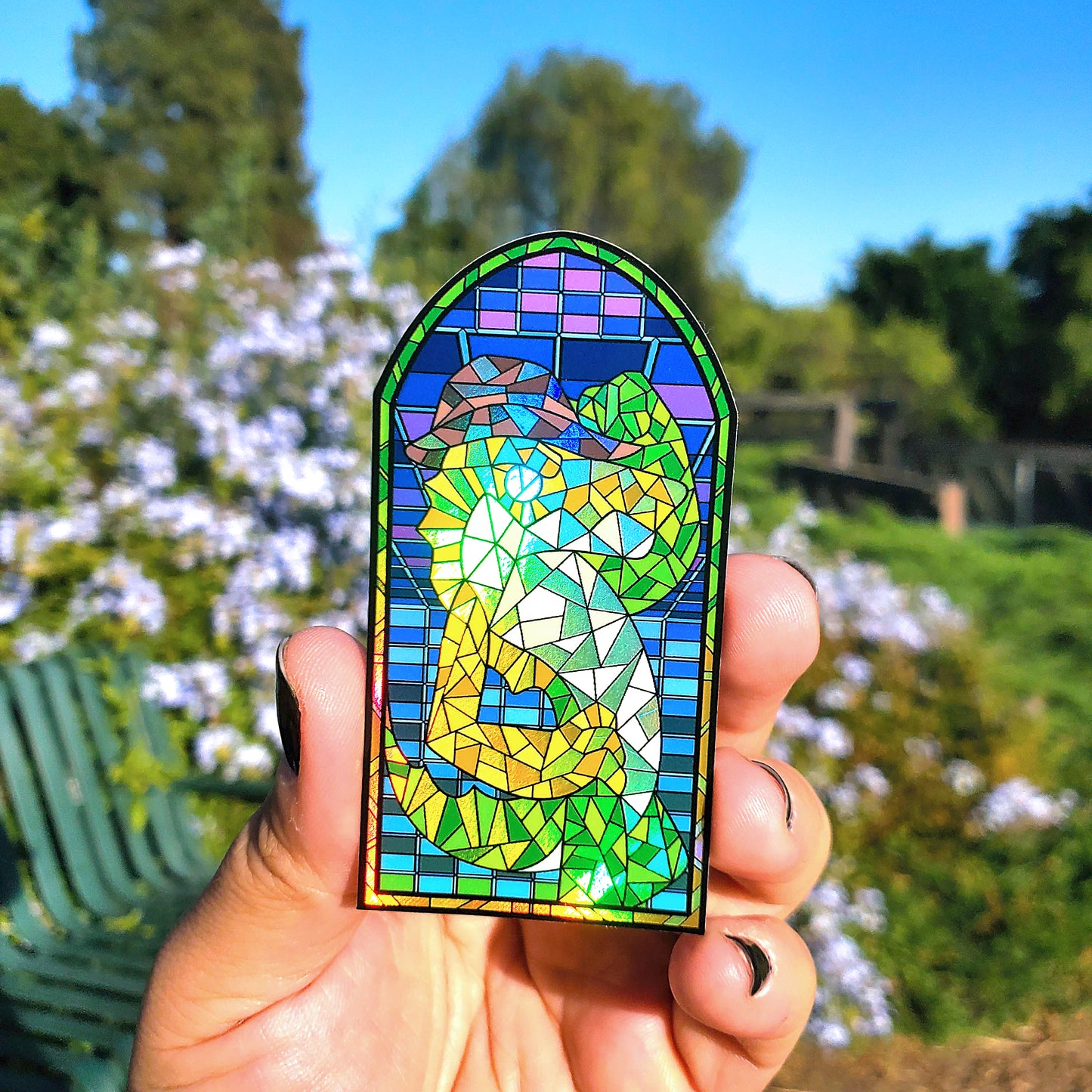 Gummigoo Stained Glass Vinyl Sticker
