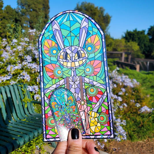 Jax Stained Glass Vinyl Sticker