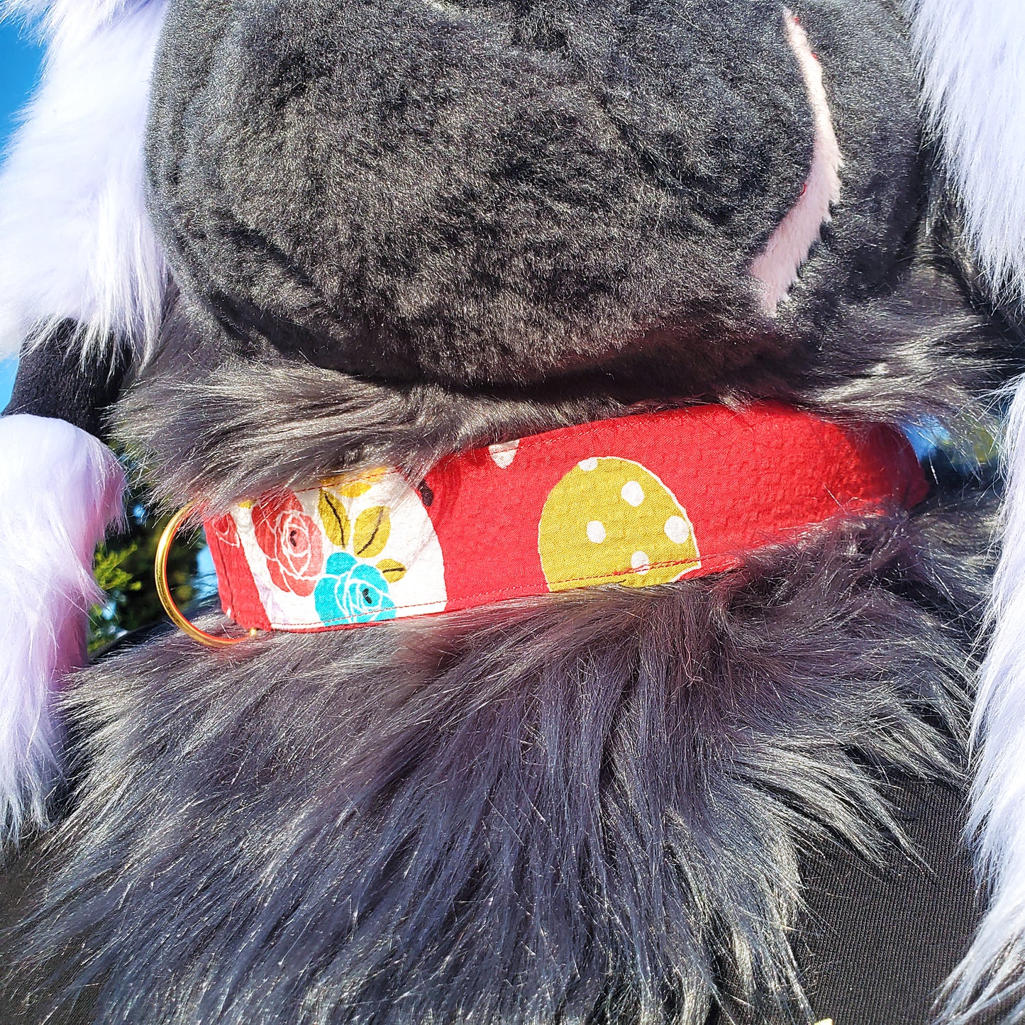 Aka-Temari 2" Fursuit Kimono Collar